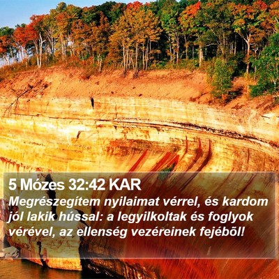 5 Mózes 32:42 KAR Bible Verse Image