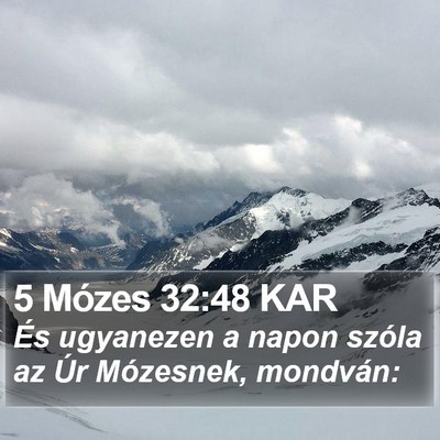 5 Mózes 32:48 KAR Bible Verse Image