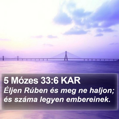 5 Mózes 33:6 KAR Bible Verse Image