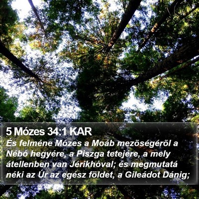 5 Mózes 34:1 KAR Bible Verse Image