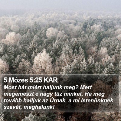 5 Mózes 5:25 KAR Bible Verse Image