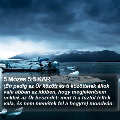 5 Mózes 5:5 KAR Bible Verse Image