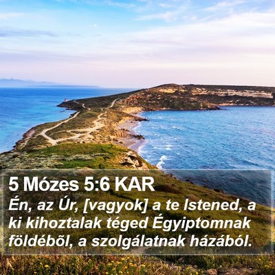5 Mózes 5:6 KAR Bible Verse Image