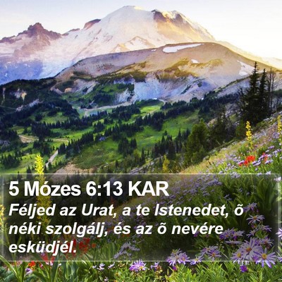 5 Mózes 6:13 KAR Bible Verse Image