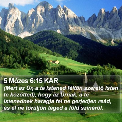 5 Mózes 6:15 KAR Bible Verse Image