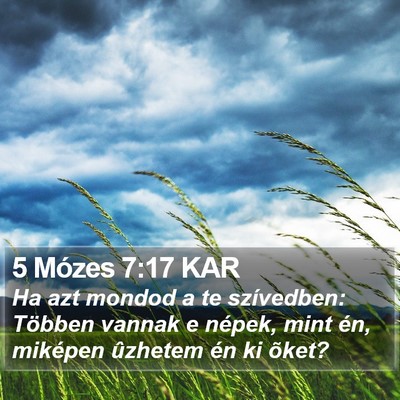 5 Mózes 7:17 KAR Bible Verse Image