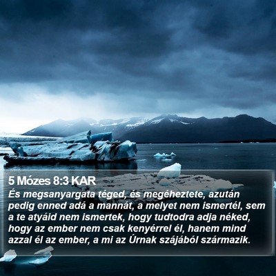 5 Mózes 8:3 KAR Bible Verse Image