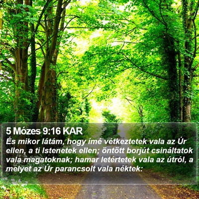 5 Mózes 9:16 KAR Bible Verse Image