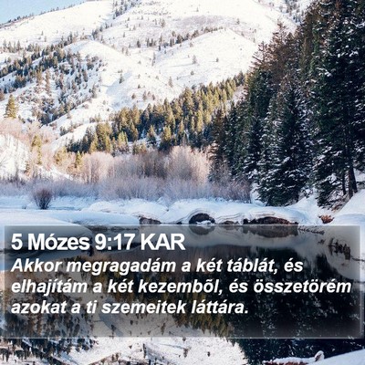 5 Mózes 9:17 KAR Bible Verse Image