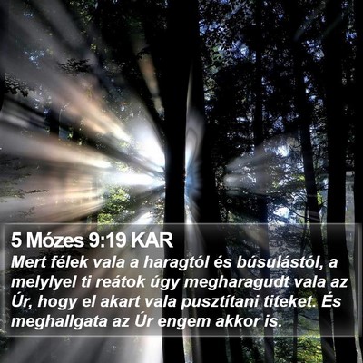 5 Mózes 9:19 KAR Bible Verse Image