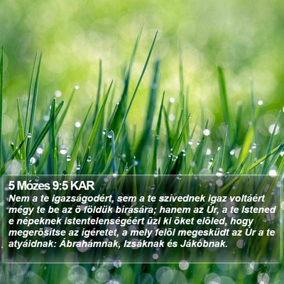 5 Mózes 9:5 KAR Bible Verse Image