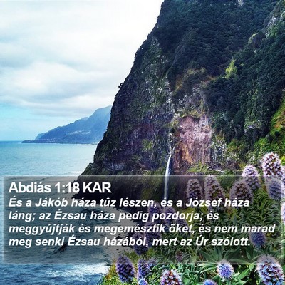 Abdiás 1:18 KAR Bible Verse Image