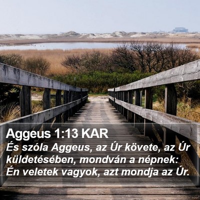 Aggeus 1:13 KAR Bible Verse Image