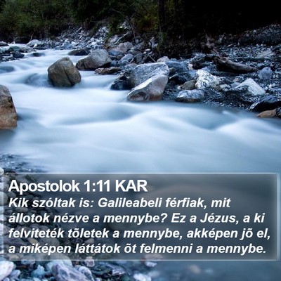 Apostolok 1:11 KAR Bible Verse Image