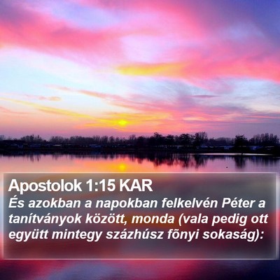 Apostolok 1:15 KAR Bible Verse Image