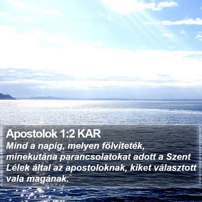 Apostolok 1:2 KAR Bible Verse Image