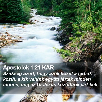 Apostolok 1:21 KAR Bible Verse Image
