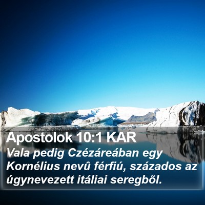 Apostolok 10:1 KAR Bible Verse Image