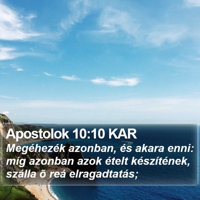 Apostolok 10:10 KAR Bible Verse Image