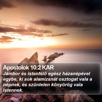 Apostolok 10:2 KAR Bible Verse Image