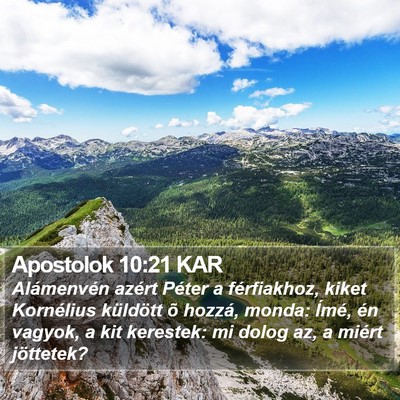 Apostolok 10:21 KAR Bible Verse Image