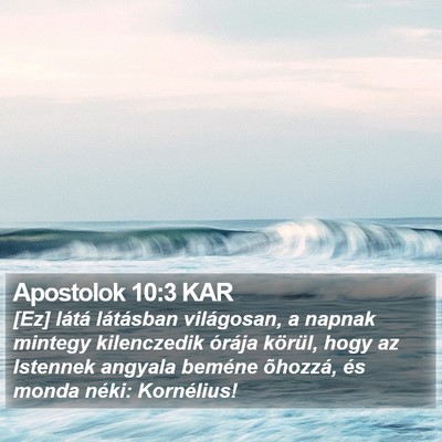 Apostolok 10:3 KAR Bible Verse Image