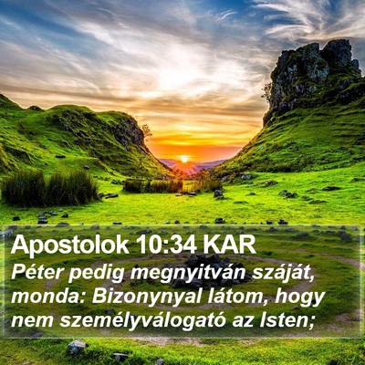 Apostolok 10:34 KAR Bible Verse Image