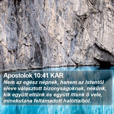 Apostolok 10:41 KAR Bible Verse Image