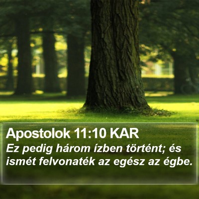 Apostolok 11:10 KAR Bible Verse Image