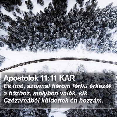 Apostolok 11:11 KAR Bible Verse Image