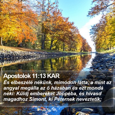 Apostolok 11:13 KAR Bible Verse Image