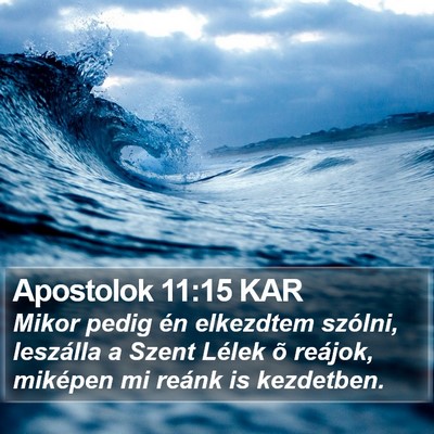 Apostolok 11:15 KAR Bible Verse Image