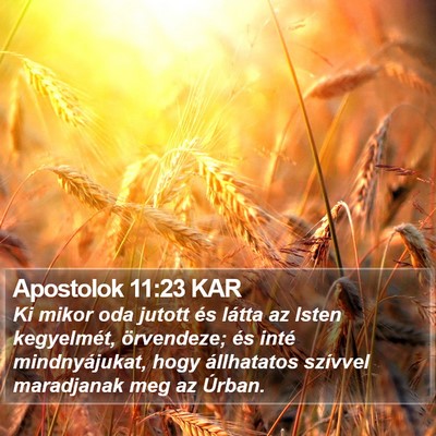 Apostolok 11:23 KAR Bible Verse Image