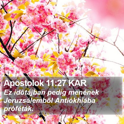 Apostolok 11:27 KAR Bible Verse Image