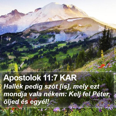 Apostolok 11:7 KAR Bible Verse Image