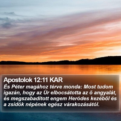 Apostolok 12:11 KAR Bible Verse Image