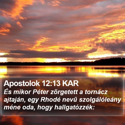 Apostolok 12:13 KAR Bible Verse Image