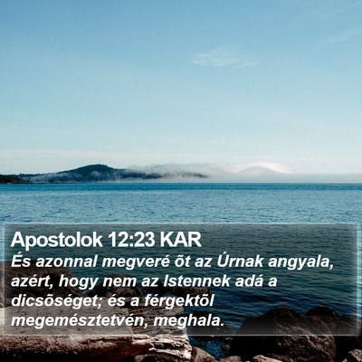 Apostolok 12:23 KAR Bible Verse Image