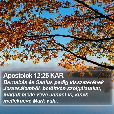 Apostolok 12:25 KAR Bible Verse Image
