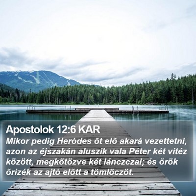 Apostolok 12:6 KAR Bible Verse Image