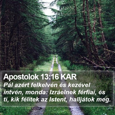Apostolok 13:16 KAR Bible Verse Image