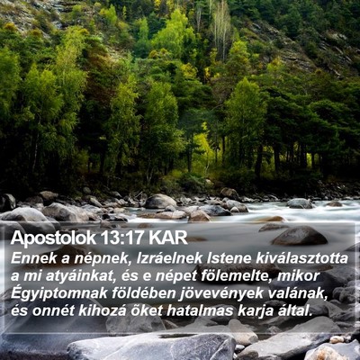 Apostolok 13:17 KAR Bible Verse Image