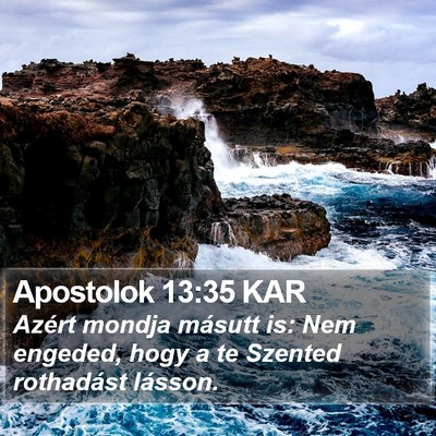 Apostolok 13:35 KAR Bible Verse Image