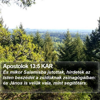 Apostolok 13:5 KAR Bible Verse Image