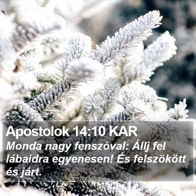 Apostolok 14:10 KAR Bible Verse Image