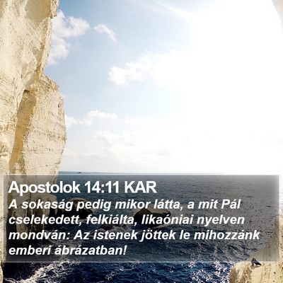 Apostolok 14:11 KAR Bible Verse Image