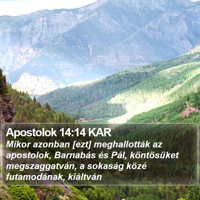 Apostolok 14:14 KAR Bible Verse Image