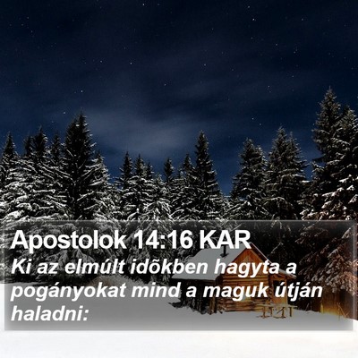 Apostolok 14:16 KAR Bible Verse Image