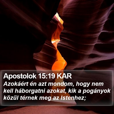 Apostolok 15:19 KAR Bible Verse Image