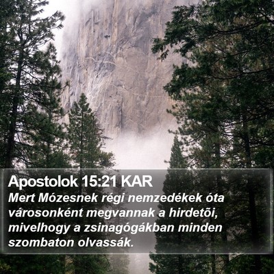 Apostolok 15:21 KAR Bible Verse Image